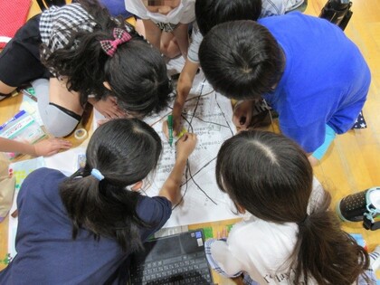 写真:授業の様子2(栗橋小学校)