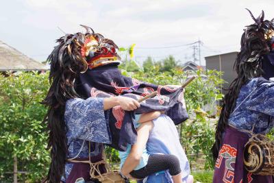 写真:西大輪の獅子舞2