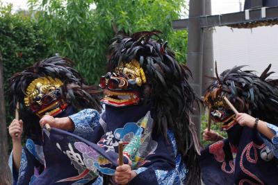 写真:西大輪の獅子舞3
