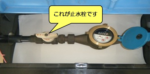 写真：止水栓