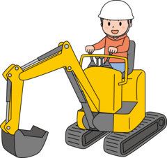 イラスト：ショベルカー