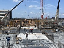 鷲宮西小中学校(増築校舎)工事の写真