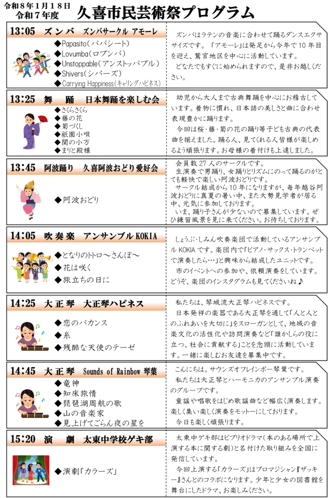 プログラム(裏)