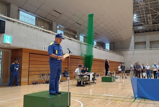 写真:総合防災訓練