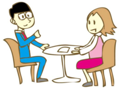 イラスト：交流会