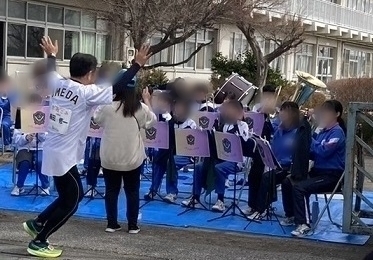 写真:「鷲宮中学校　吹奏楽部」