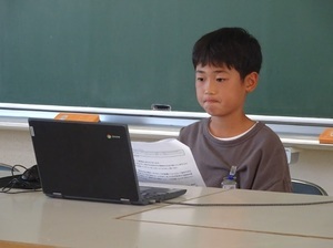 写真:本町小学校での実施風景3
