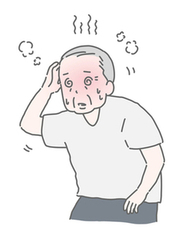 熱中症になる方のうち高齢者は半数を占めています。