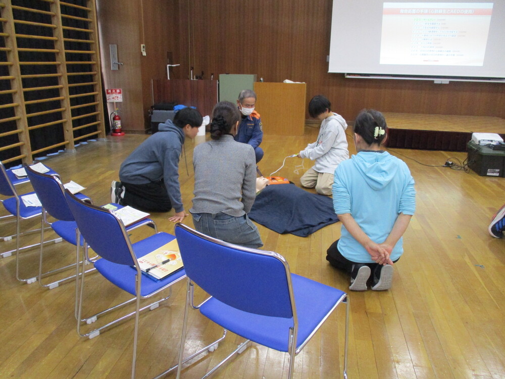 救命講習の写真
