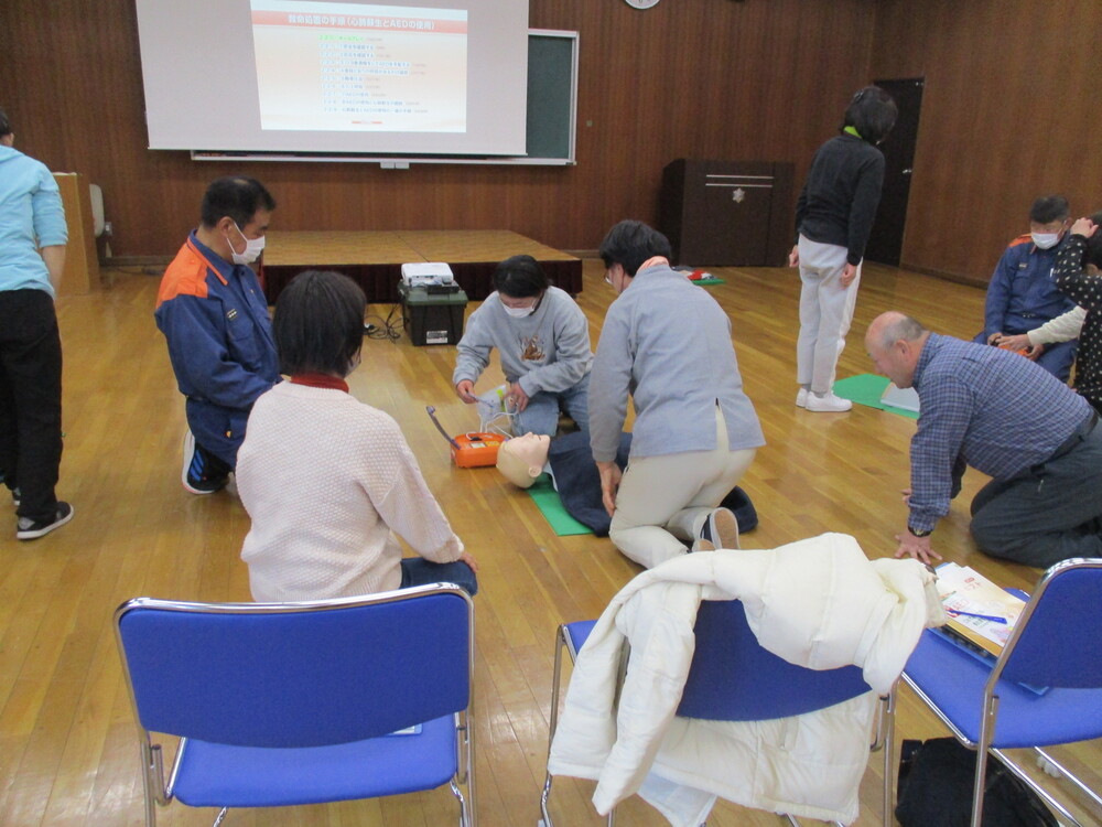 救命講習の写真