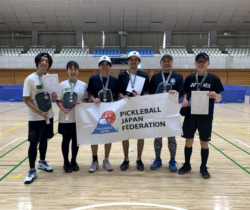 ダブルス大会初級入賞者