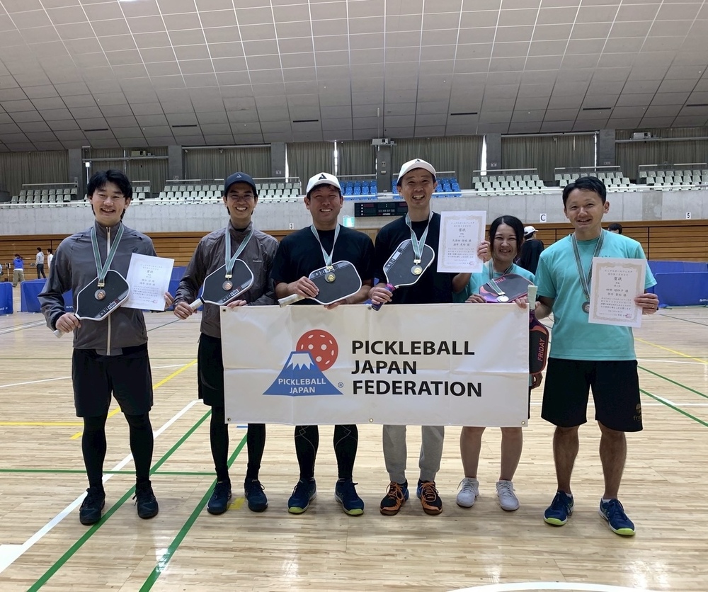 ダブルス大会中級入賞者