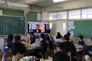 写真：鷲宮西中学校での実施風景5
