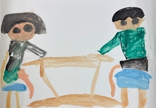 「おねえちゃんと自分」の画像