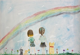 「友達と空の下で」の画像