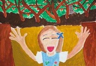 「おじいちゃんおばあちゃんのかきの木」の画像