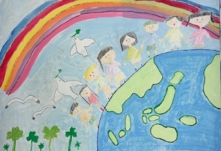 「平和な世界」の画像