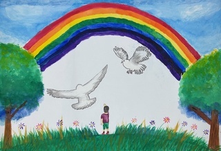 「見上げてごらん」の画像