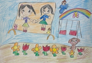 「へいわってたのしい」の画像