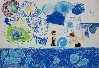 「みんなでプールたのしいね」の画像