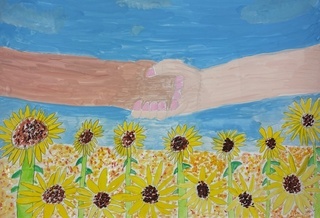 「ひまわり畑」の画像
