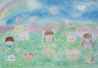 「いっぱい咲いたよ やさしさの花」の画像