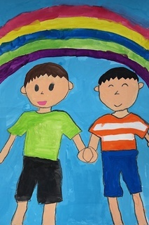 「なかよくなろう」の画像