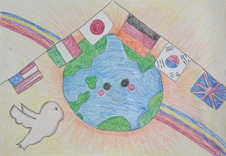 「みんなしあわせなせかい」の画像