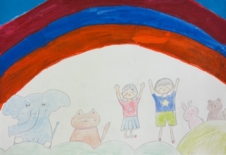 「みんな笑顔」の画像