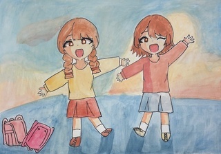 「茜の空の下で」の画像