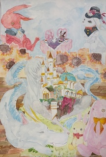 「夢の中に広がる私のバニーハウス」の画像