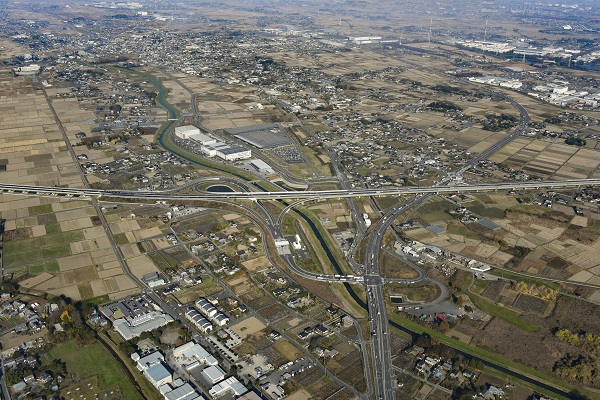 写真:白岡菖蒲インターチェンジ