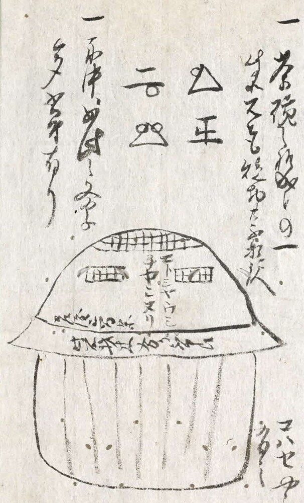 古文書に描かれたうつろ舟