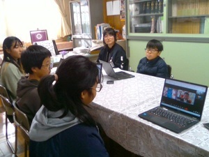 写真：江面小学校での実施風景1