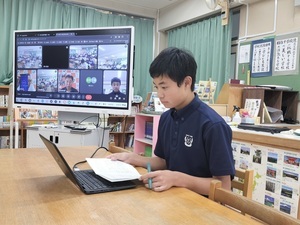 写真：太東中学校での実施風景1