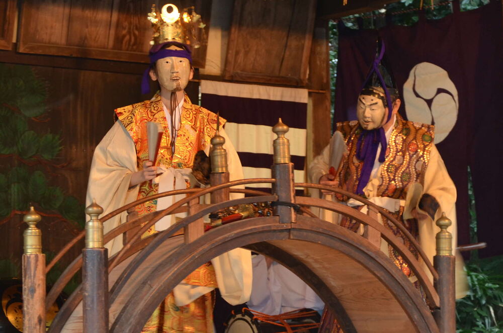 鷲宮催馬楽神楽（第六座　八洲起源浮橋事之段）