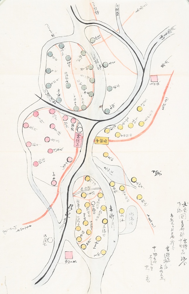江戸時代の栗橋地区の絵図