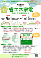 写真：省エネ家電買換え促進事業チラシ