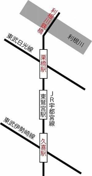 画像　栗橋駅位置図